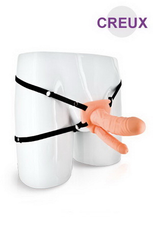 RM EVERLASTING DUET dupli strap (vaginalno-analni) iznutra šupalj