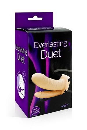 RM EVERLASTING DUET dupli strap (vaginalno-analni) iznutra šupalj - Slika 3