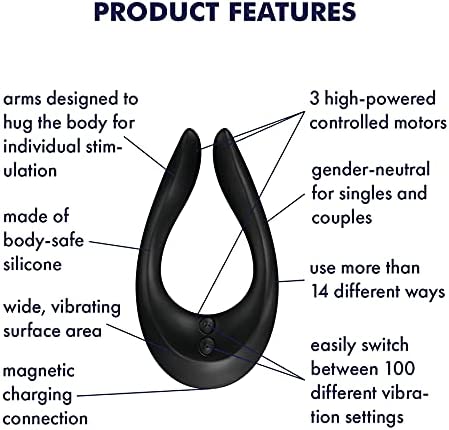 Satisfyer Endless Joy Black Vibrator za Parove - Slika 4