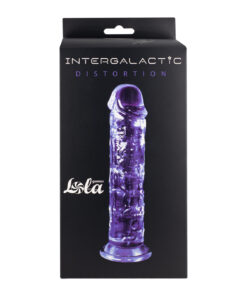 Distortion transparentni ljubičasti dildo